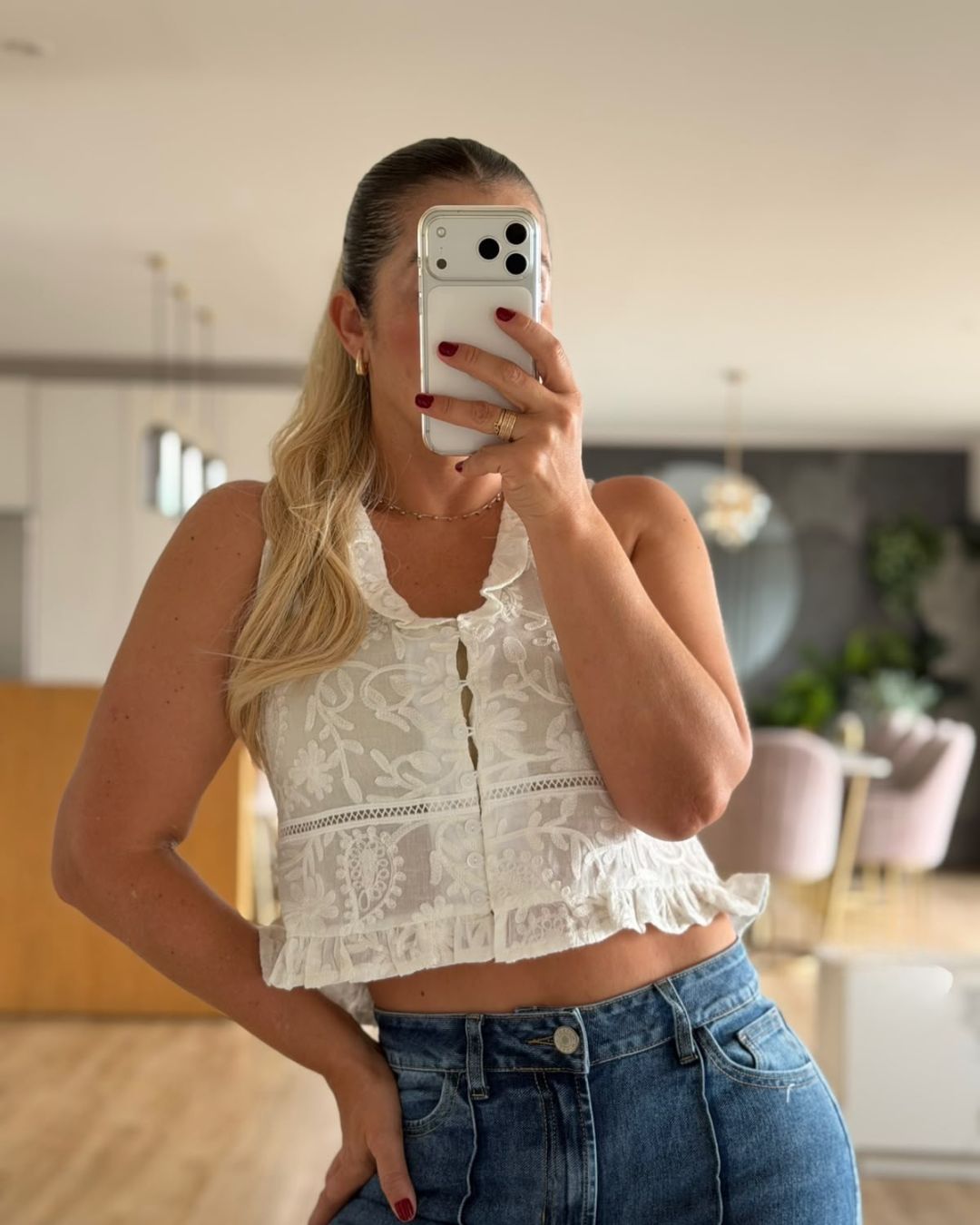 BLUSA BORDADA