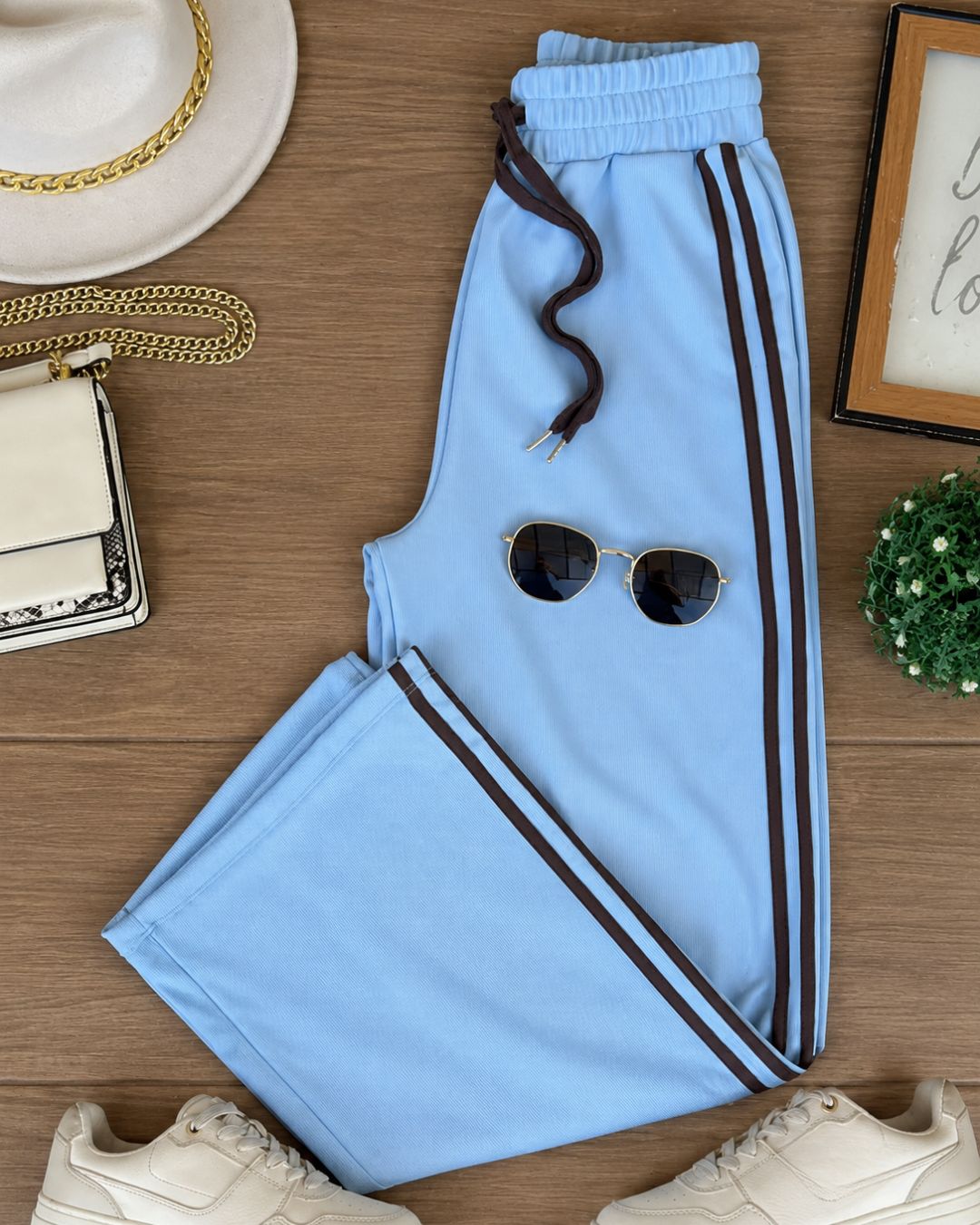 PANTALON EN RIB