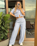 CONJUNTO BLUSA Y PANTALON
