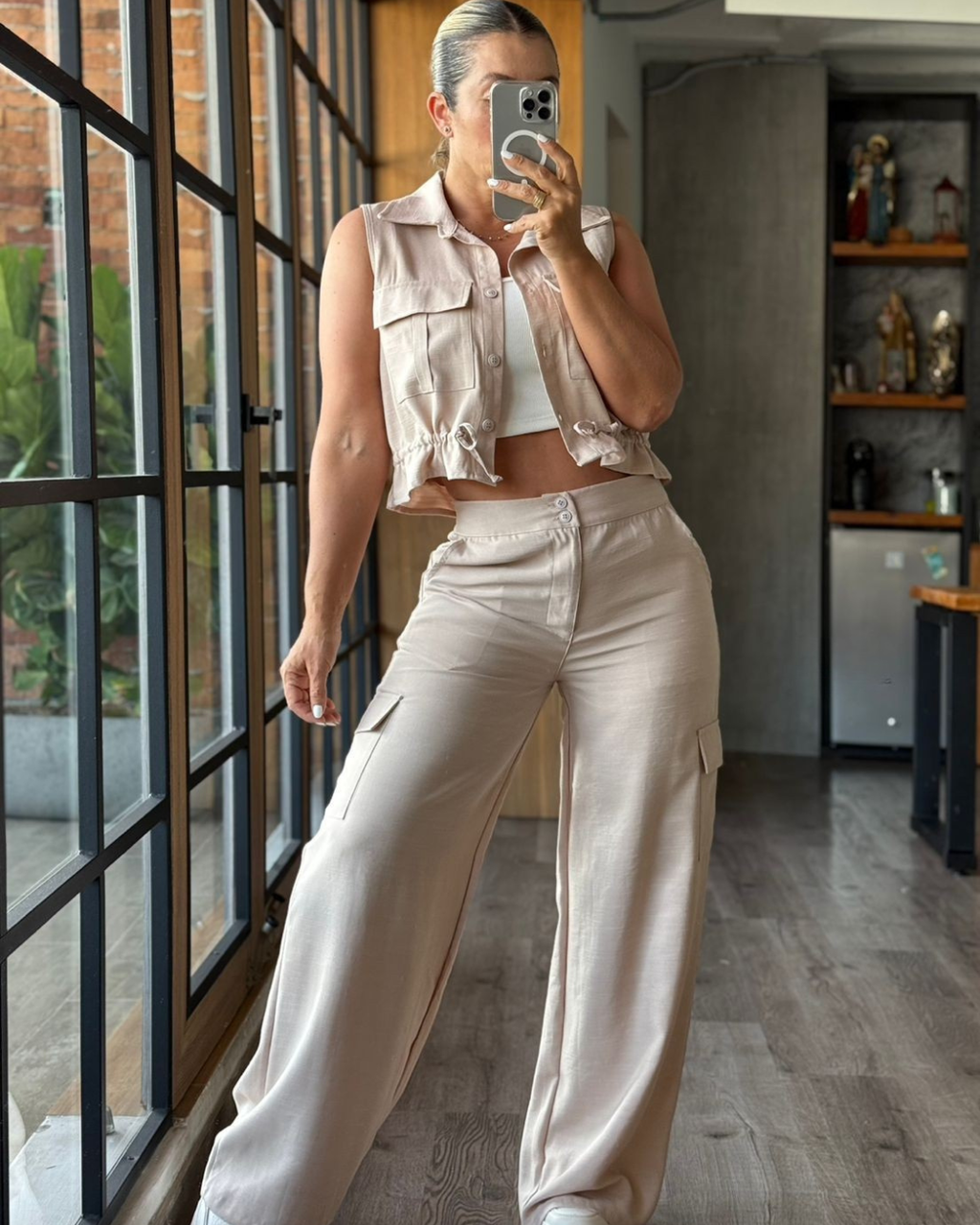CONJUNTO CHALECO Y PANTALON CARGO