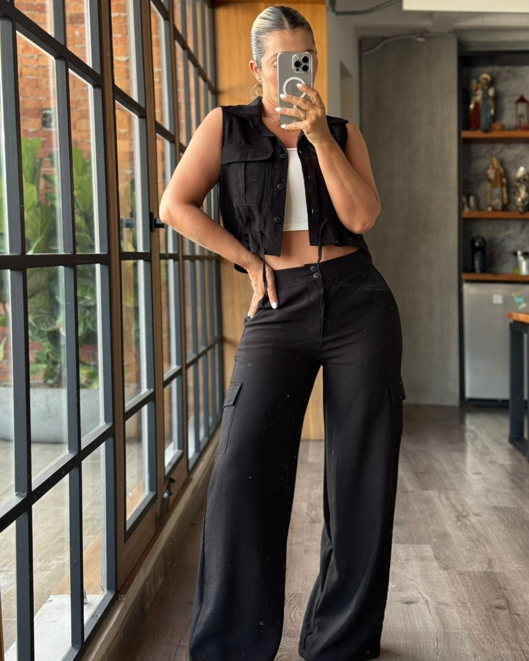 CONJUNTO CHALECO Y PANTALON CARGO