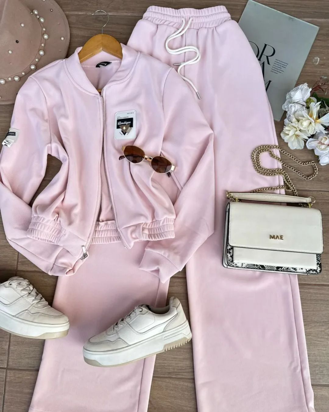 CONJUNTO CHAQUETA Y PANTALON RIB