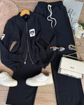 CONJUNTO CHAQUETA Y PANTALON RIB
