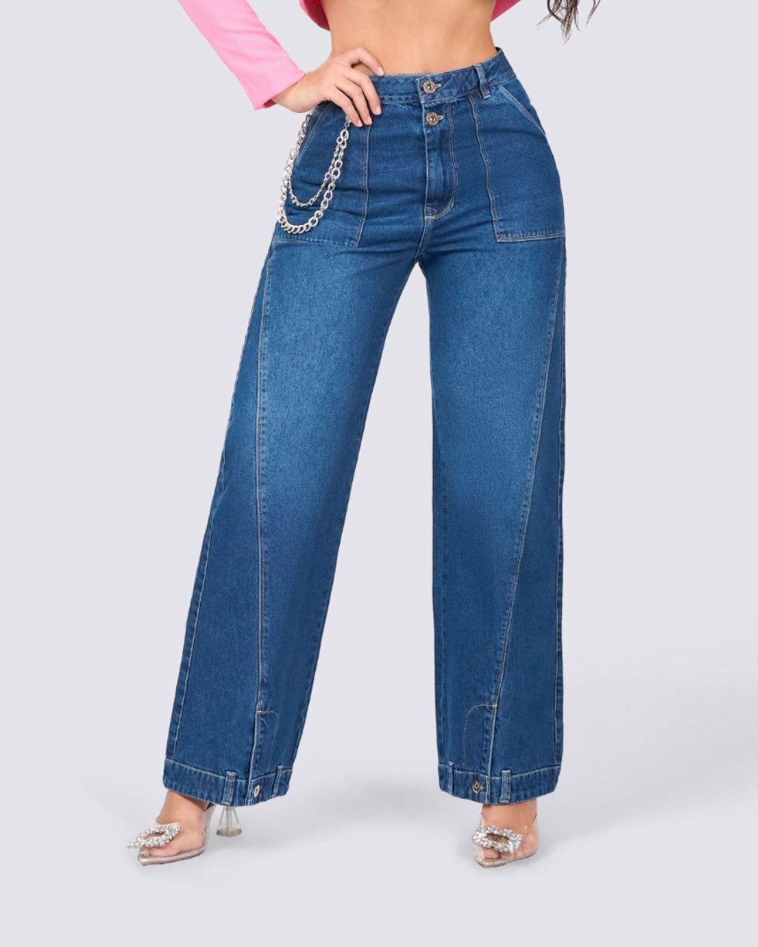 JEANS WIDE LEG