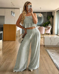 CONJUNTO TOP TIRANTES Y PANTALON