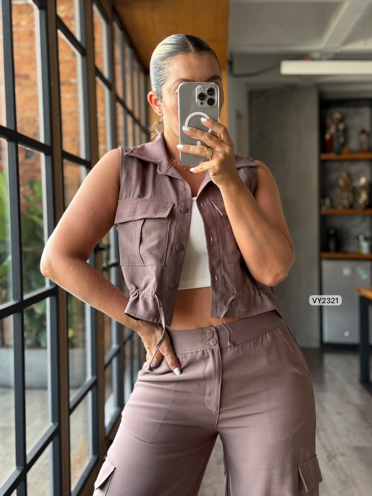 CONJUNTO CHALECO Y PANTALON CARGO