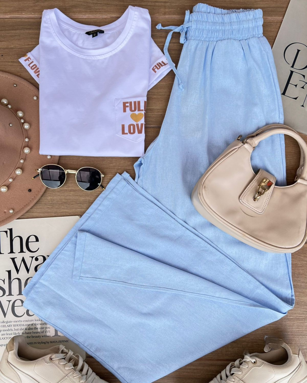 PANTALON DE LINO