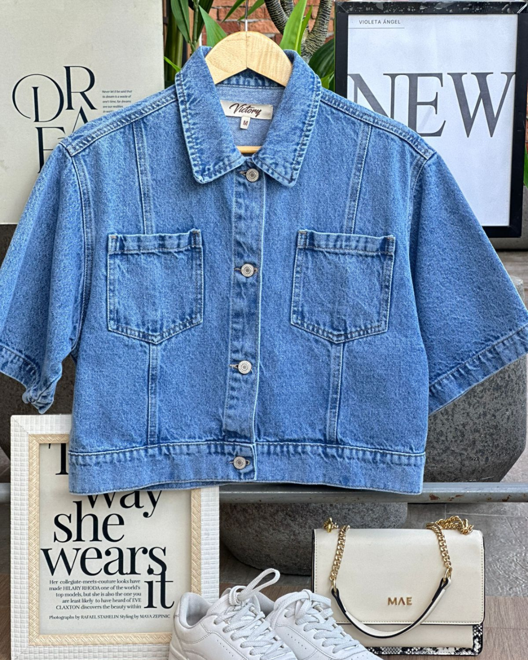 CHAQUETA MANGA CORTA