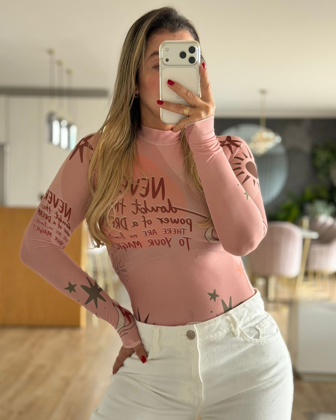 BLUSA MANGA LARGA