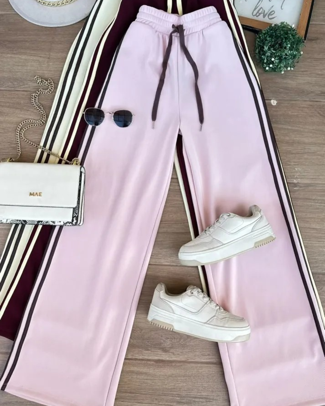 PANTALON EN RIB