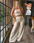 CONJUNTO CROP TOP Y PANTALON
