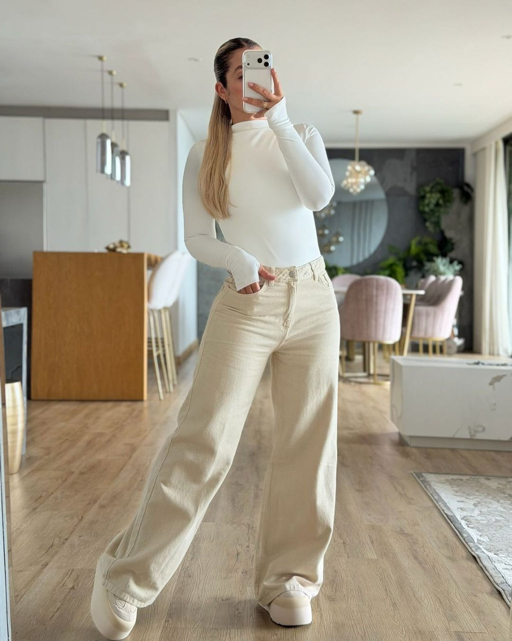 JEANS WIDE LEG