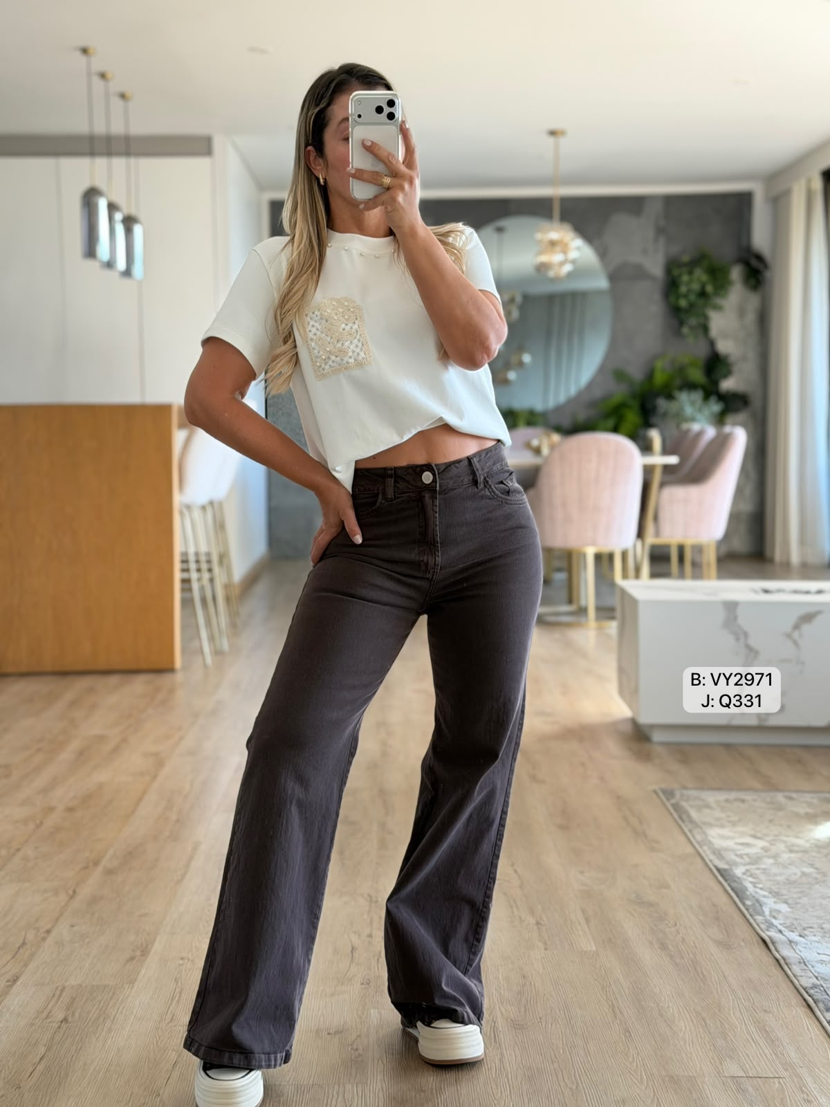 JEANS WIDE LEG