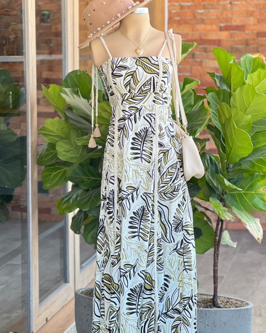 VESTIDO LARGO TIRANTES