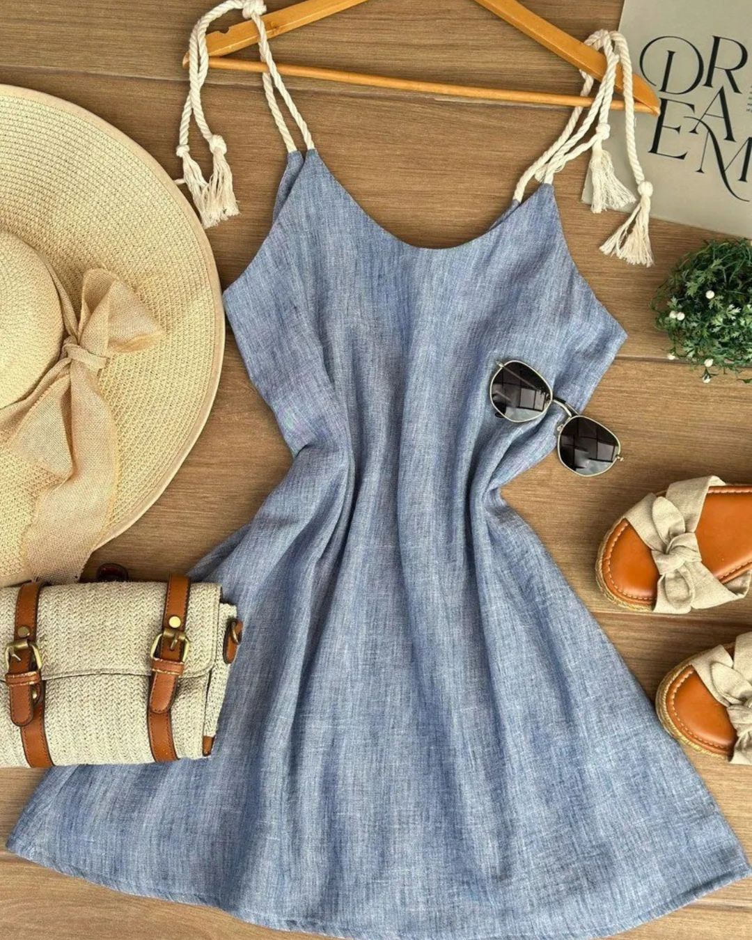 VESTIDO CORTO TIRANTES