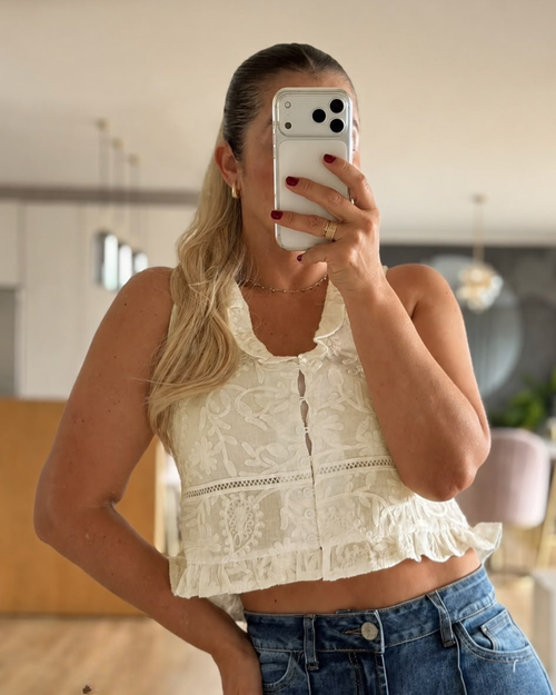 BLUSA BORDADA