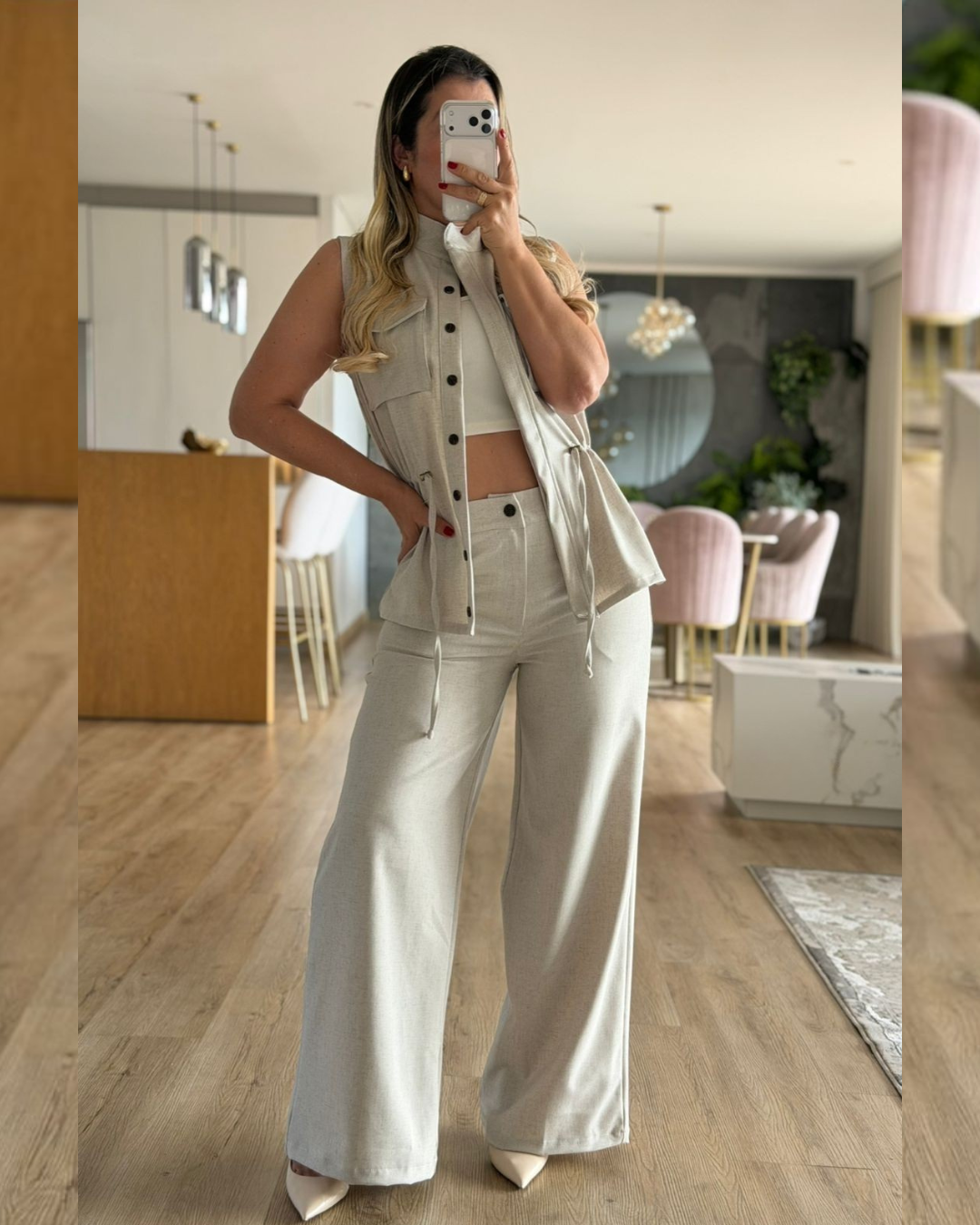 CONJUNTO CHALECO PANTALON