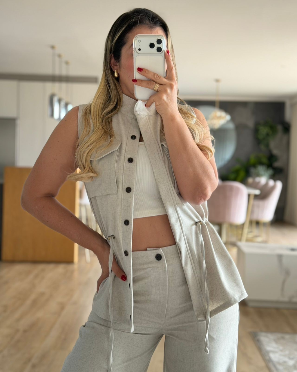 CONJUNTO CHALECO PANTALON