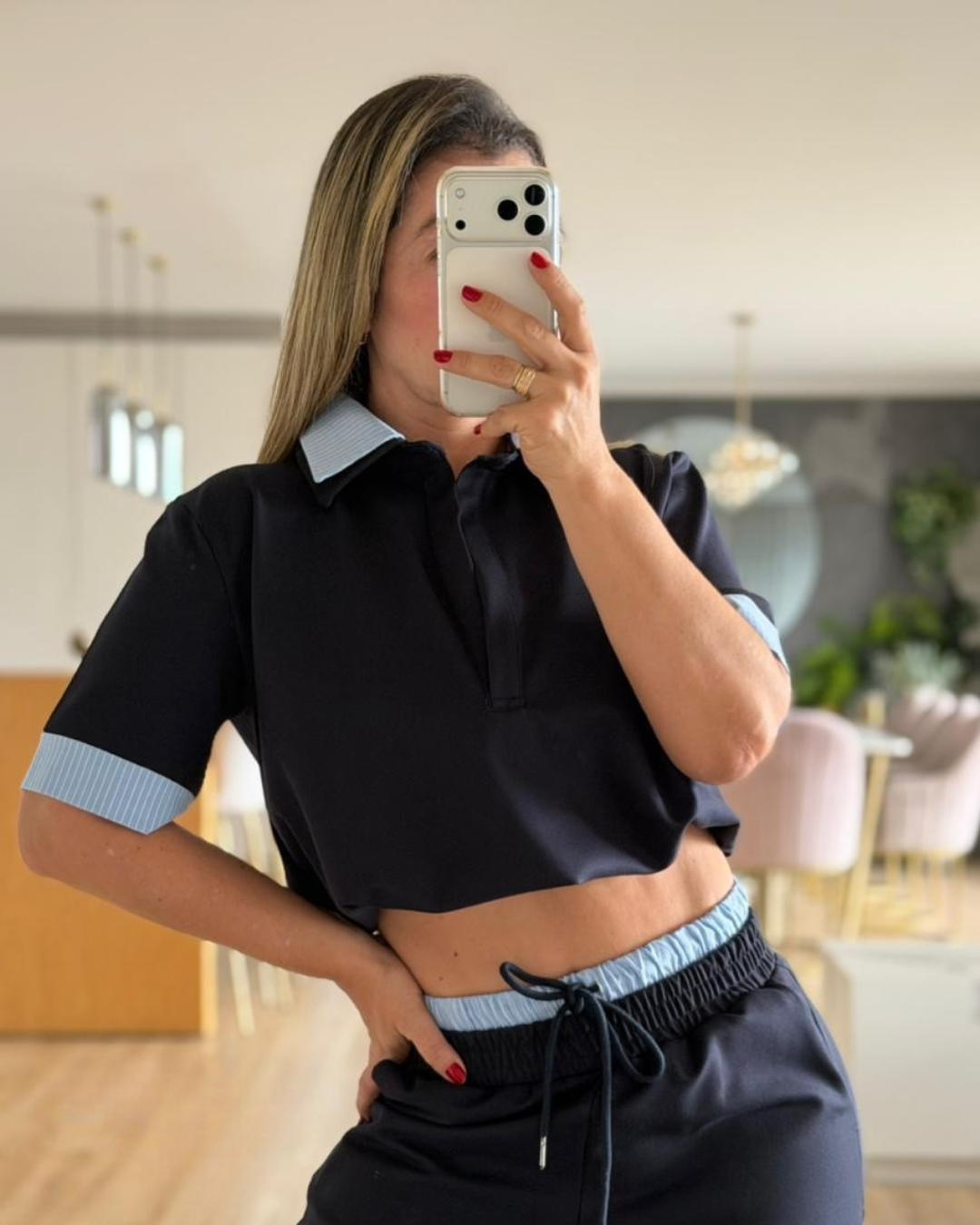 CONJUNTO BLUSA Y PANTALON