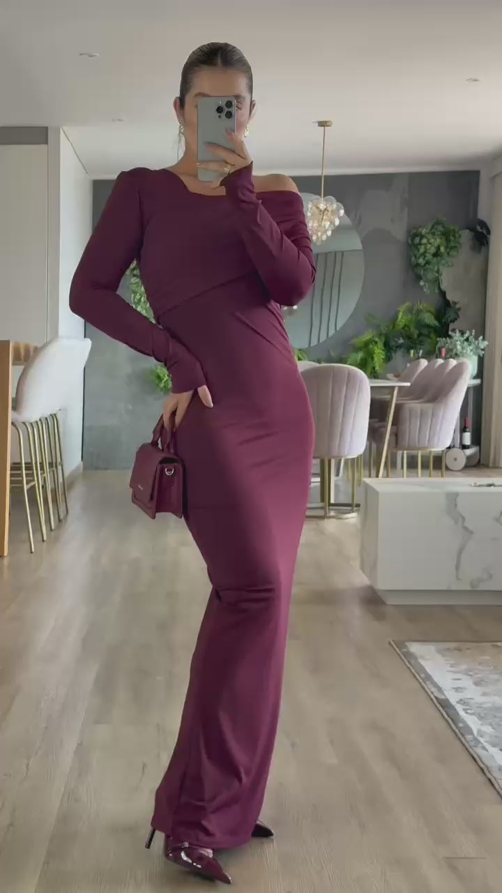 VESTIDO MANGA LARGA
