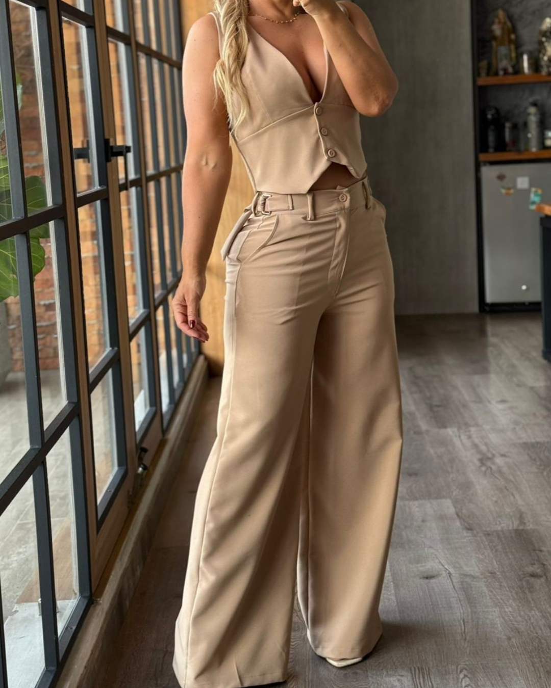 CONJUNTO CHALECO Y PANTALON